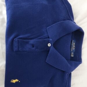 Ralph Lauren Royal Blue Polo with Yellow Emblem